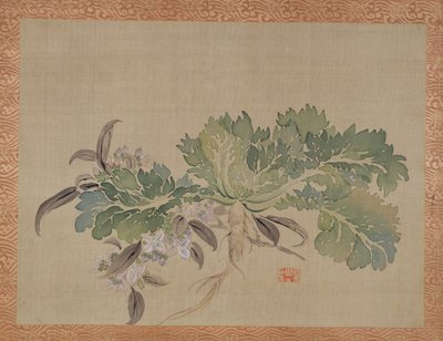 A Tuberose, 1851 by Tsubaki Chinzan